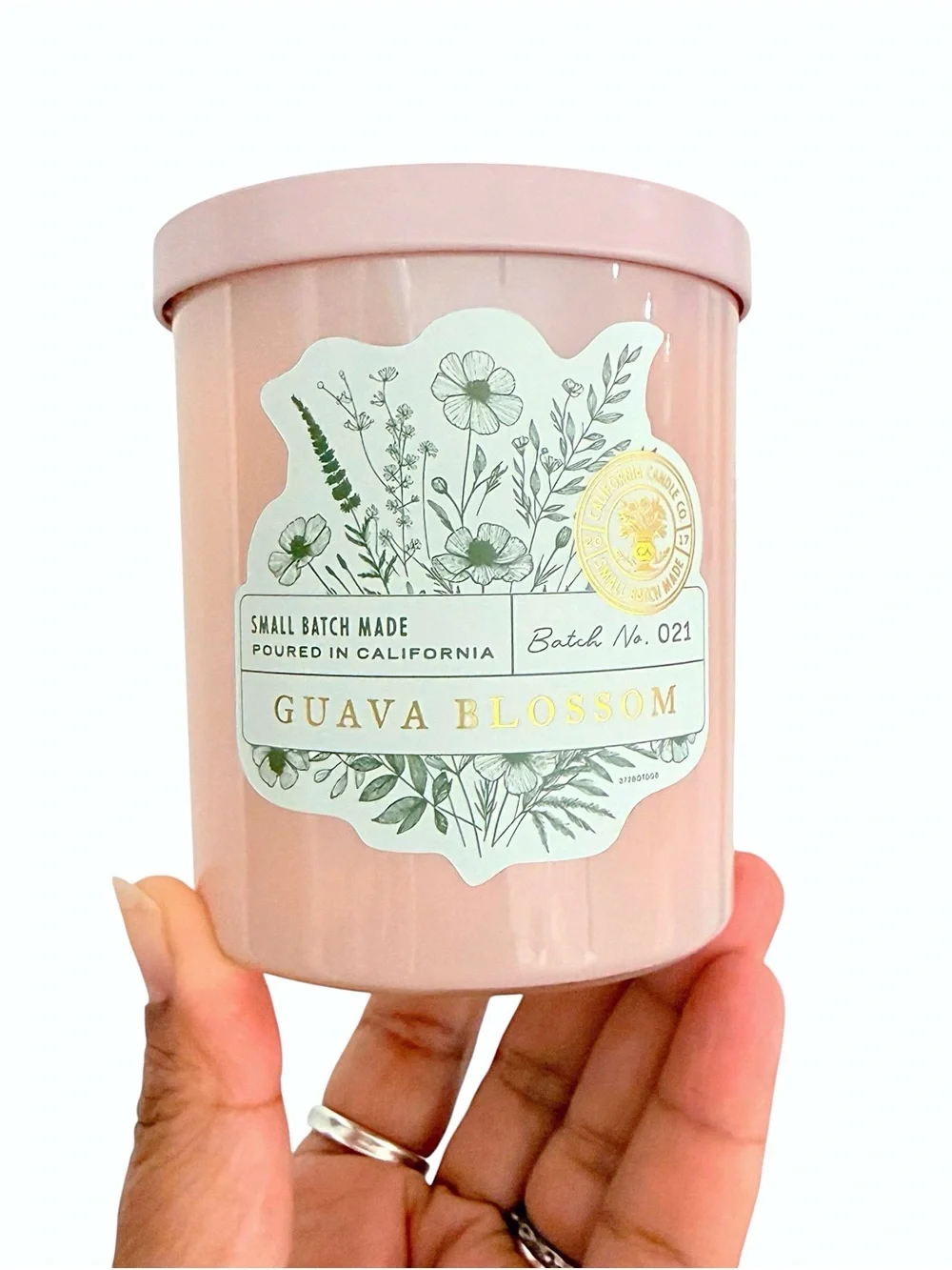 Leoben Company Guava Blossom No. 021 Scented Candle - Pink
